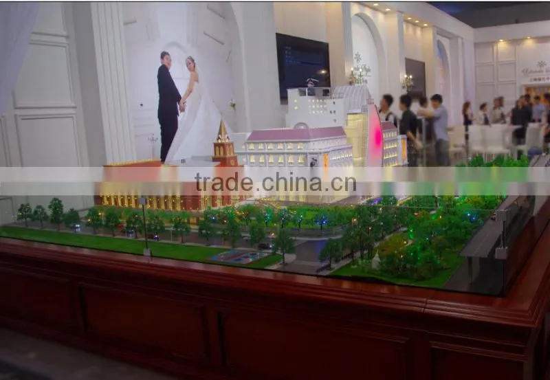 3D Miniature Architectural models of Shanghai Wedding Centre by China supplier