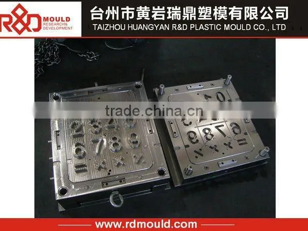 plastic toy number mould