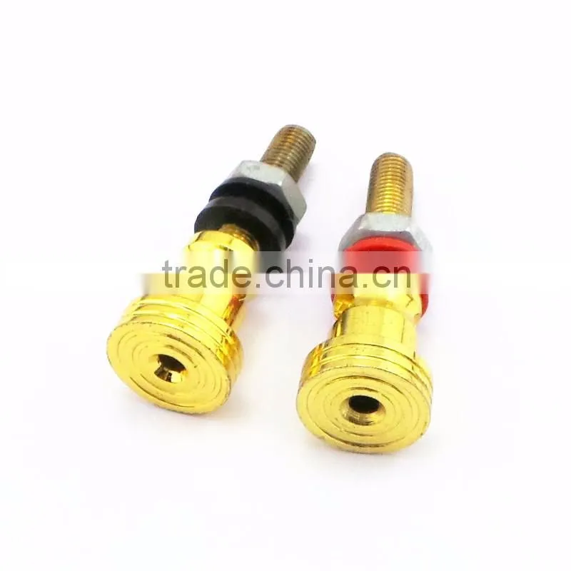 JF High Performance Bind Post,Gold Speaker Binding Posts for 4mm Banana Plug