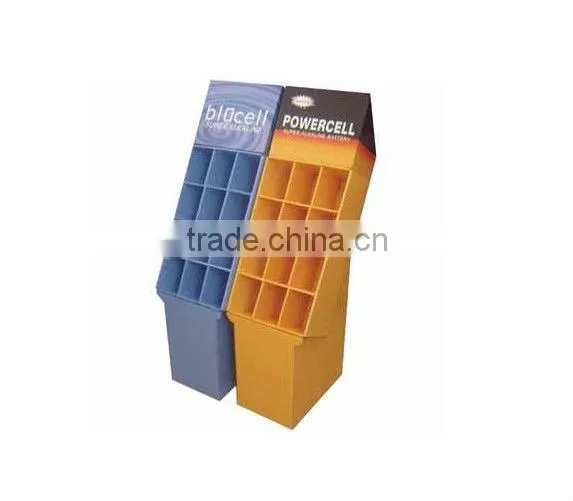 AEP double color side by side floor pocket display