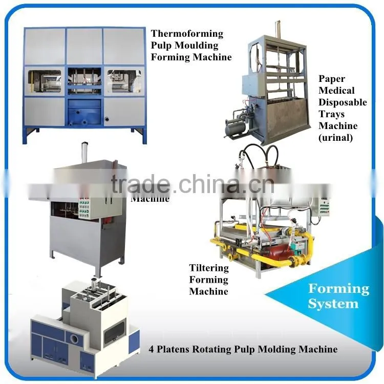 Paper tray forming machine / industrial packaging equipment / disposable tableware making machine