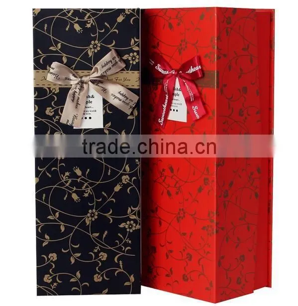 luxury Customized Packaging Wine Cardboard Box wine gift pack