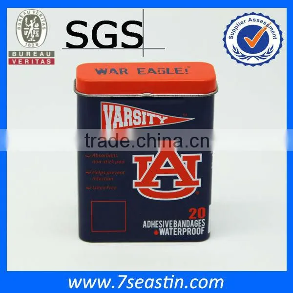 metal tin box for brand-aid