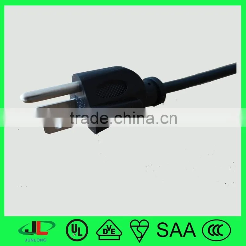 UL/VDE/UK ac power cord, dongguan decorative lighting, flexible extension cord european