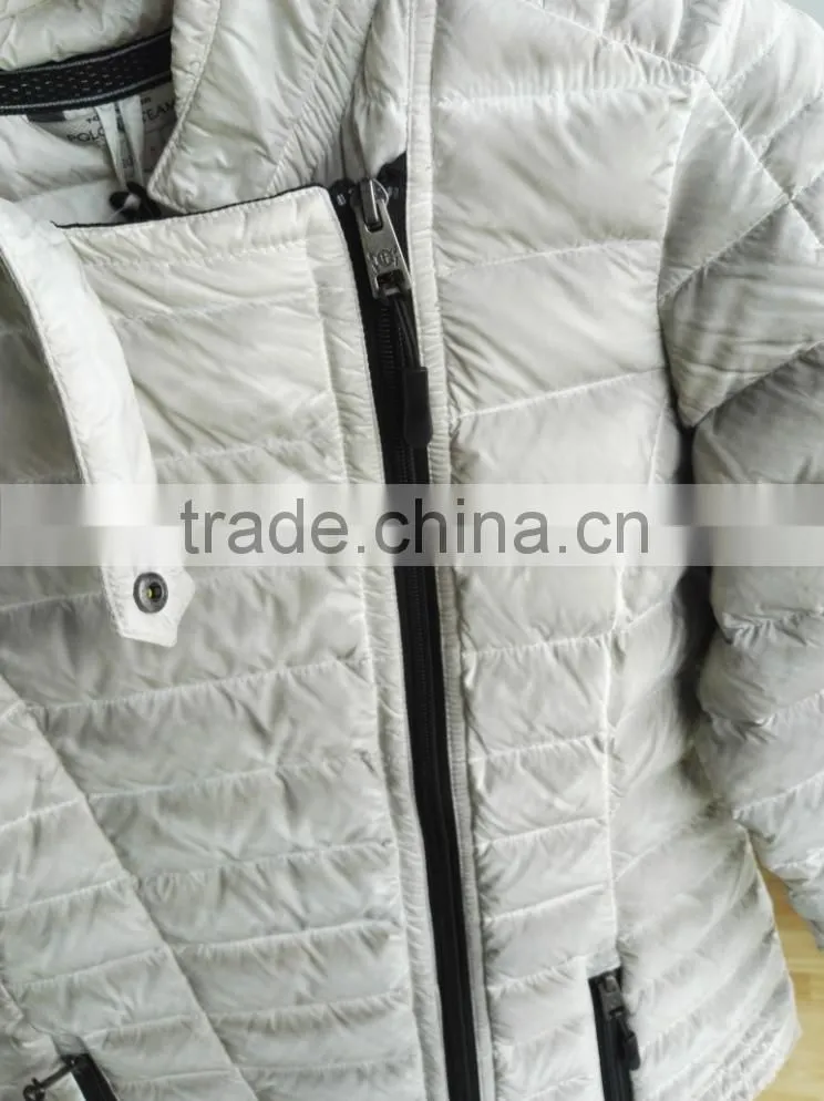 2017 New design women dirty wash down jacket