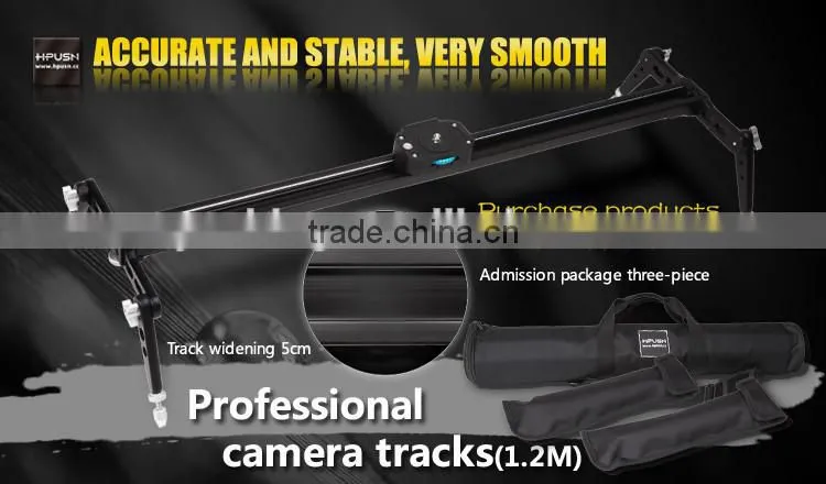 New released dslr camera slider 120cm for TV filming video with pan head