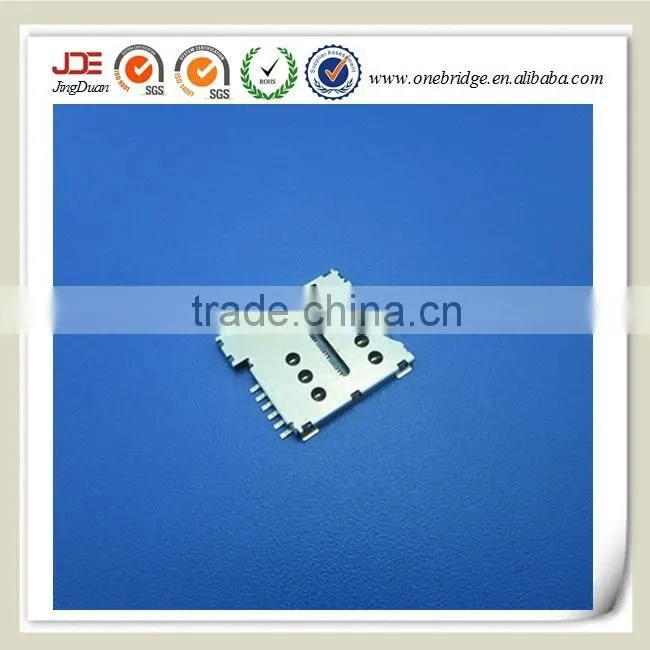 Customized high precision pcb sim card connector