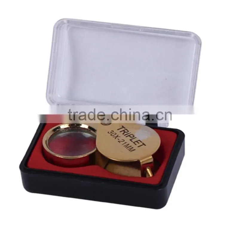 High quality 40x foldable Jewellery Illuminating Magnifier