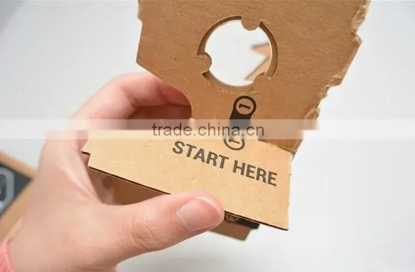 China Google cardboard, funny cheap cardboard 3d glasses