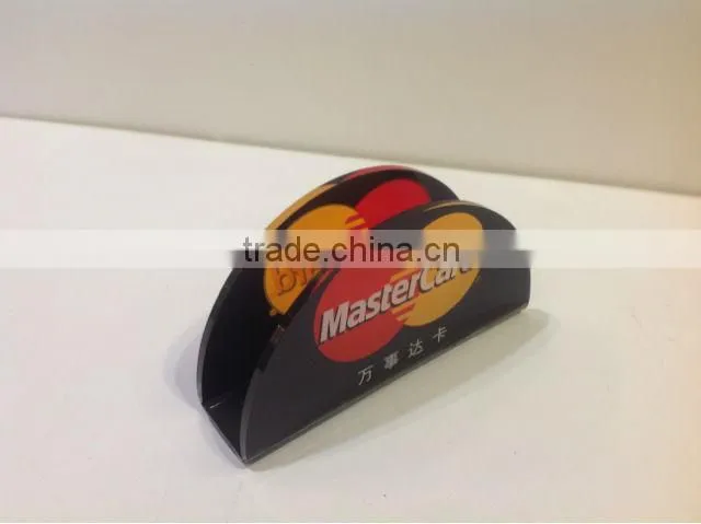 black 100% import acrylic business card holder