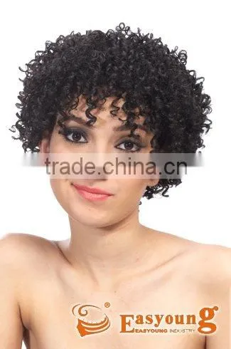 Synthetic afro curly hair wigs for african black women