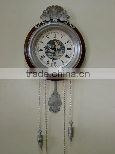 Wood wall clock