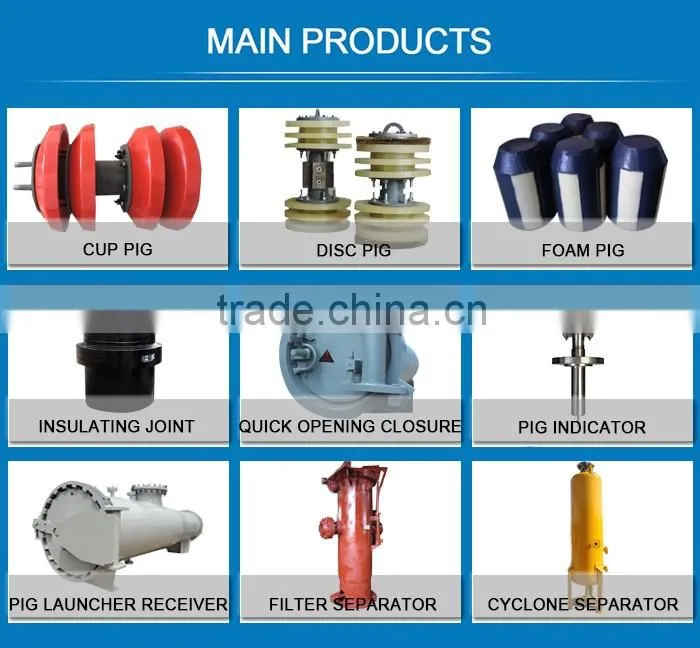 clean pipeline pigs with pigging handbook rigs