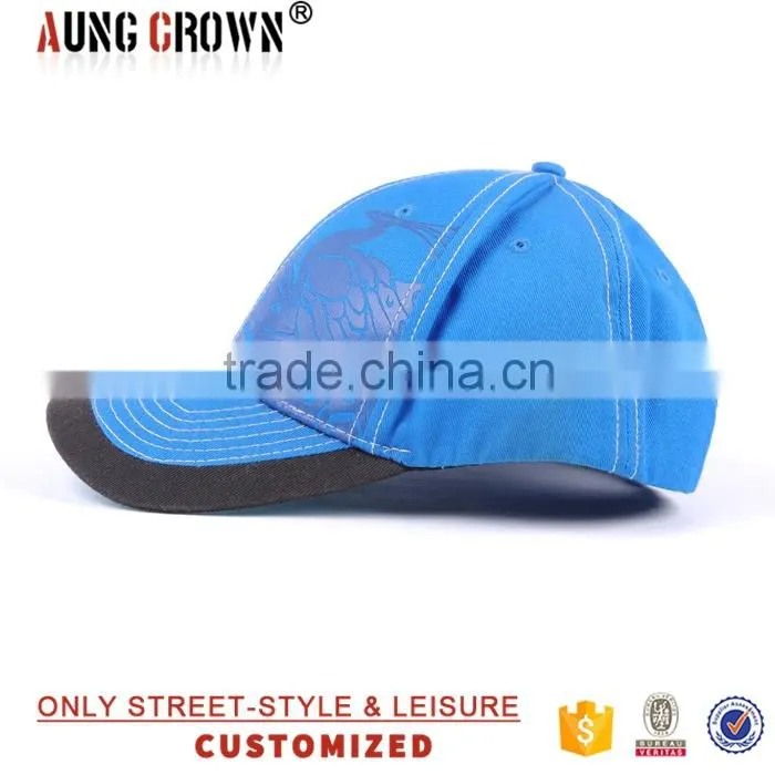 Custom cotton beautiful baseball cap with embroidery and printing