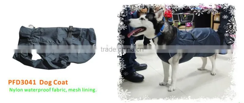 Waterproof and breathable nylon dog coat comfortable in summer