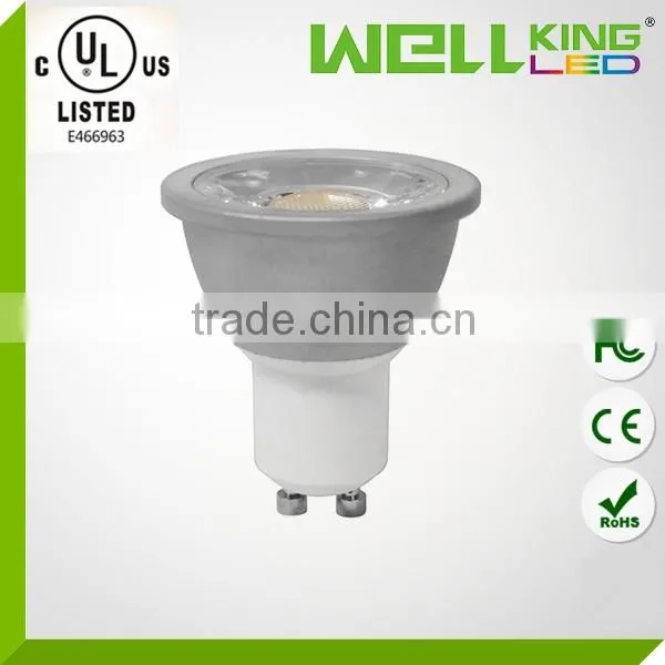 UL energy star CRI > 95 dimmable 90 degree beam angle led gu10 lamps