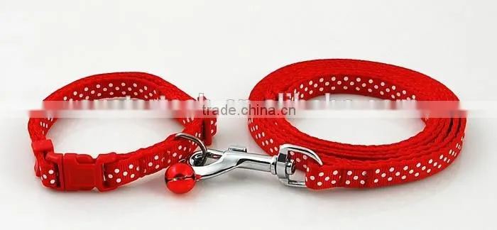 High Quality Nylon Dog Collars and Leashes in One