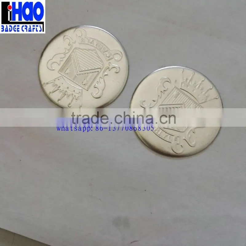 Metal silver self adhesive label plate