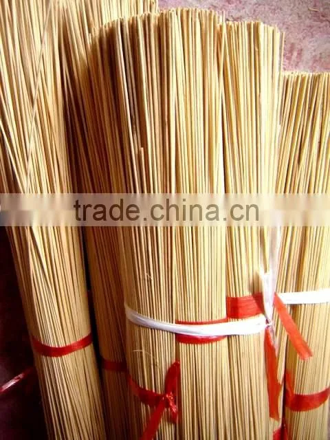 raw meterial bamboo round stick insence sticks