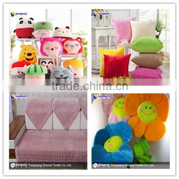 100% Polyester Chair Cover Fabric, Velboa Fabric for Cushion