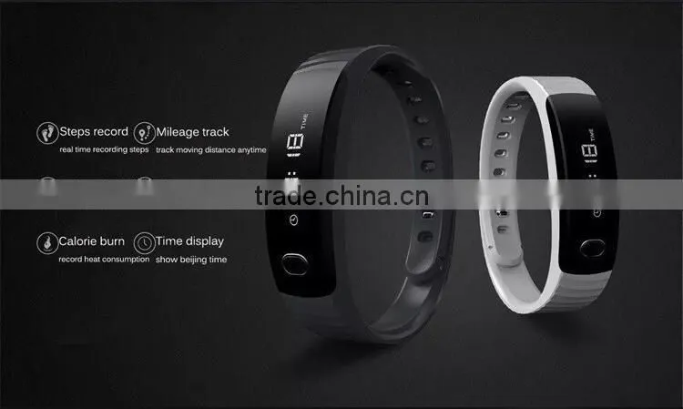 2016 Fashion fitness tracker smart bracelet, pedometer, health sleeping monitoring for Android IOS Phone