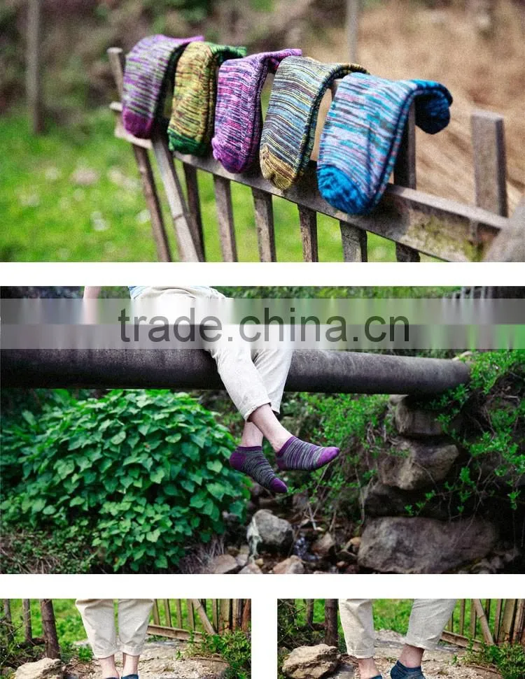Custom sock manufacturer man fuzzy single covered sock yarn