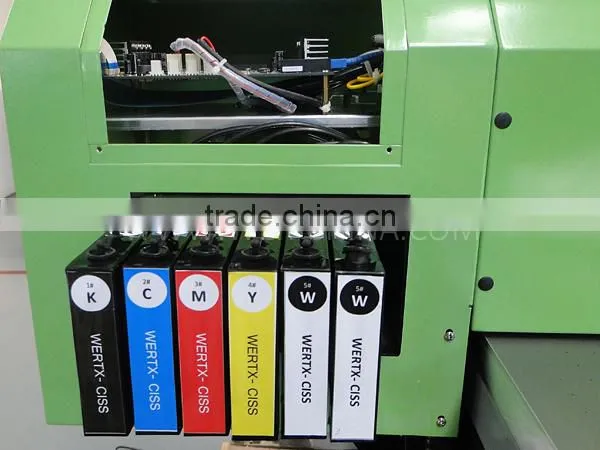 2016 hot sale A2 Dual heads WER-ED4212UV uv printer for ceramic tile
