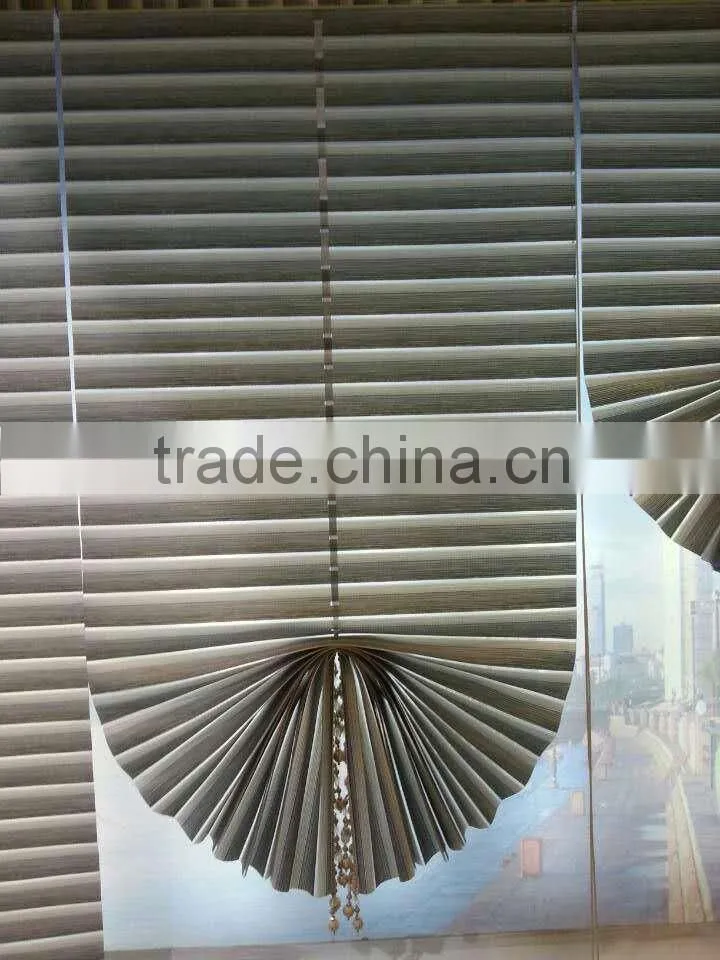 Plain fabric roman blind and fabric