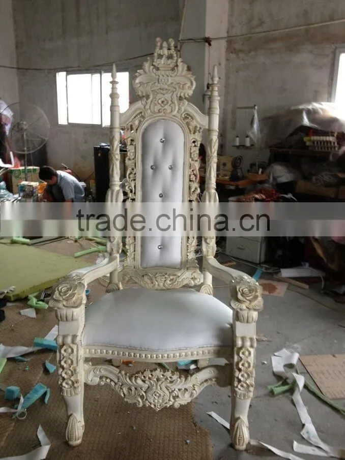 Luxury High Back King Throne Chair For Party