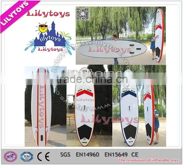 Newest popular colorful inflatable paddle boat, water sport game, boat for kids n adult