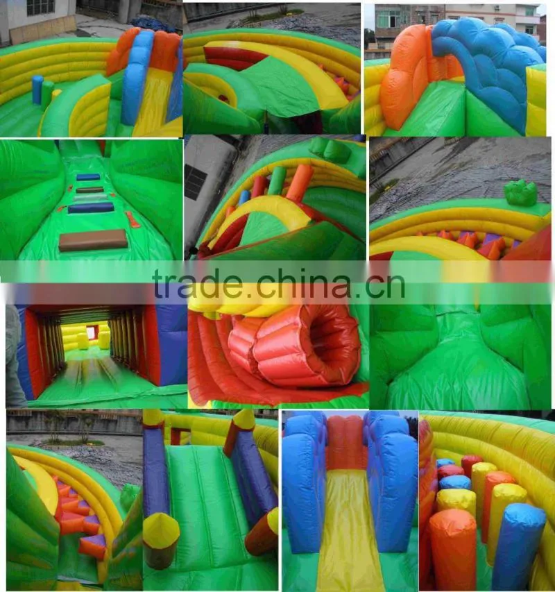 Best Service After Sell Kids Inflatable Obstacle Course For Playing