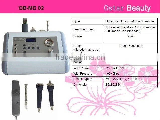 Medical personal microdermabrasion device for sale OB-MD 02