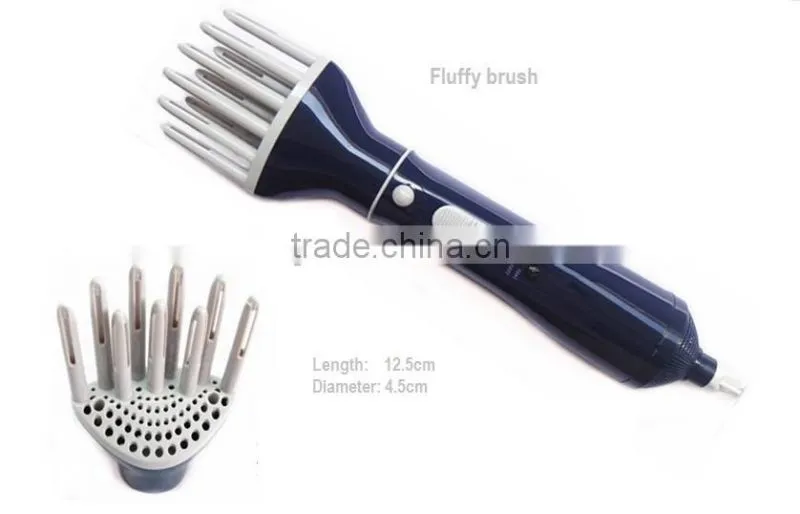 10 in 1 mutiple function hair curlers brush comb straightener dryer concentrator-black