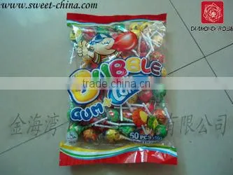 bubble gum lolliopo/lolly pop