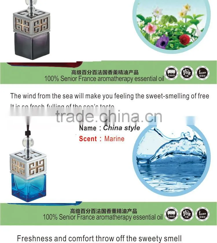 Hot sale liquid car air freshener with wood cover