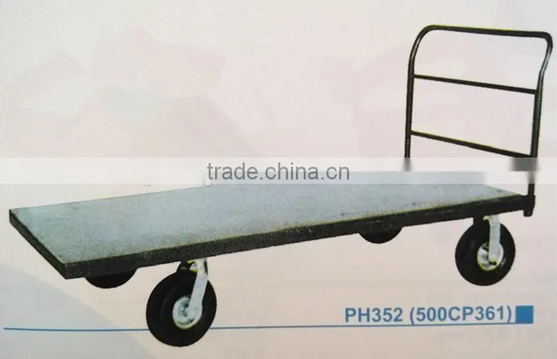 Platform hand truck Hand pallet truck Tool trolley with four wheels