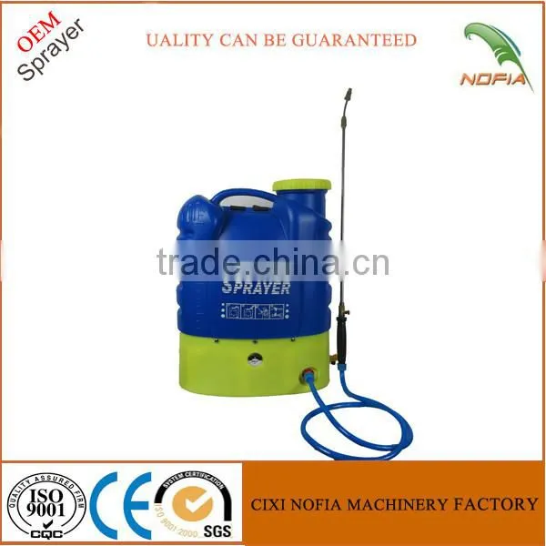 Agricultural high pressure pump battery rechargeable sprayer
