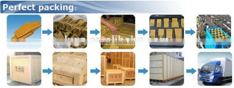 Rust proof wear-resisting forged bucket teeth
