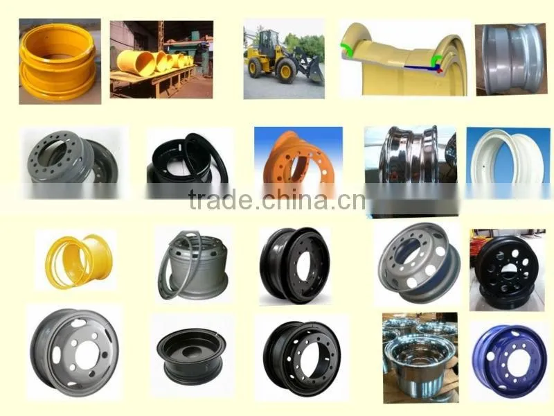 3PC Forklift 4.33R-8 Jiujiu Wheel Rim