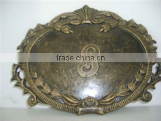 Beautiful Die Cast Aluminum Flat Nameplates from Cangzhou