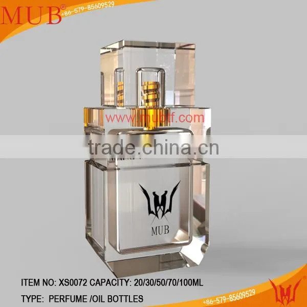 perfume bottle manufacturer/normal shape crystal perfume bottle