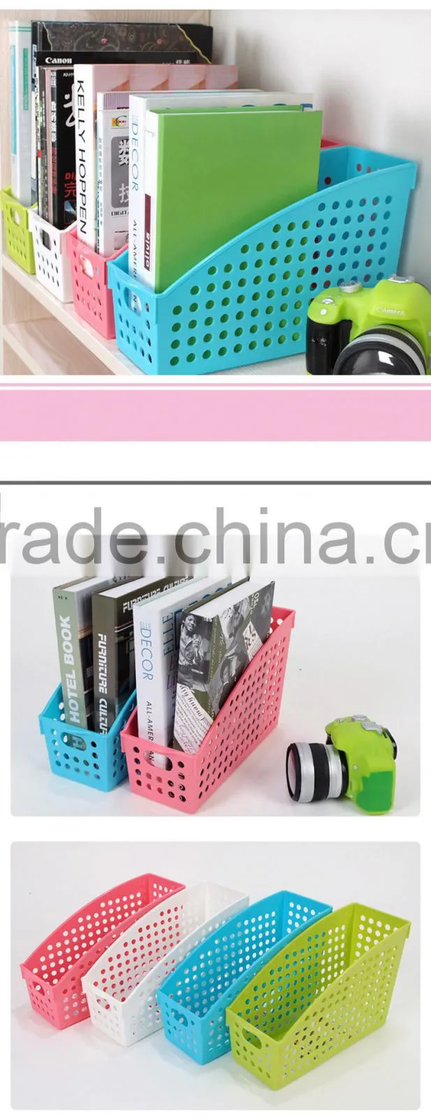 fashion multifunction A4 File Magazine Storage Basket