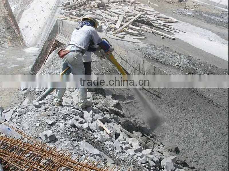 ISO supplier LZ5E electric motor dry mix concrete shotcrete machine