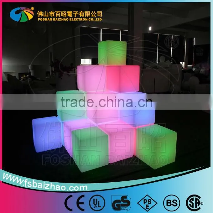 Remote Control Led Lighting Cube Led Cube Furniture chair