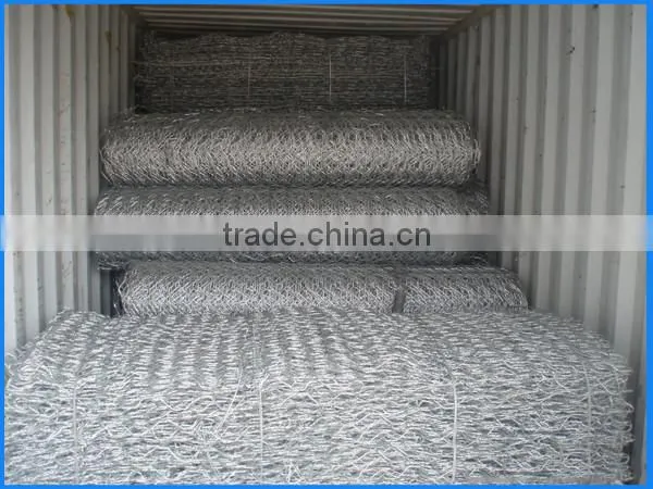 Gabion Box 2x1x1 / Welded Gabion/Hexagonal Wire Mesh For Protection