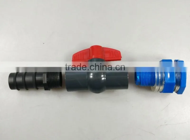 Agriculture irrigation bulkhead fitting with low price