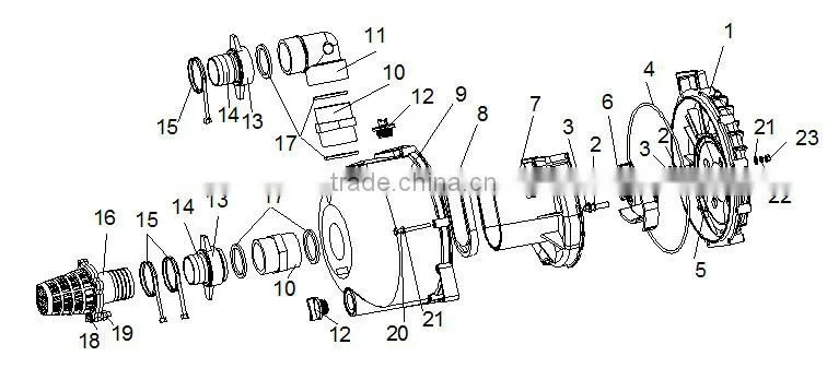 KINGWAY 3 inch Gasoline Engine Pump, with chemical use gasoline water pump for garden line solar product