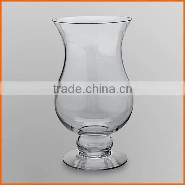 Wholesale low price clear glass hurricane candle shade