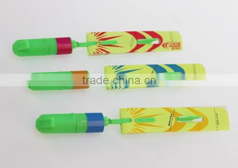 LED Rocket Launcher Copters, bamboo dragonfly toys charm