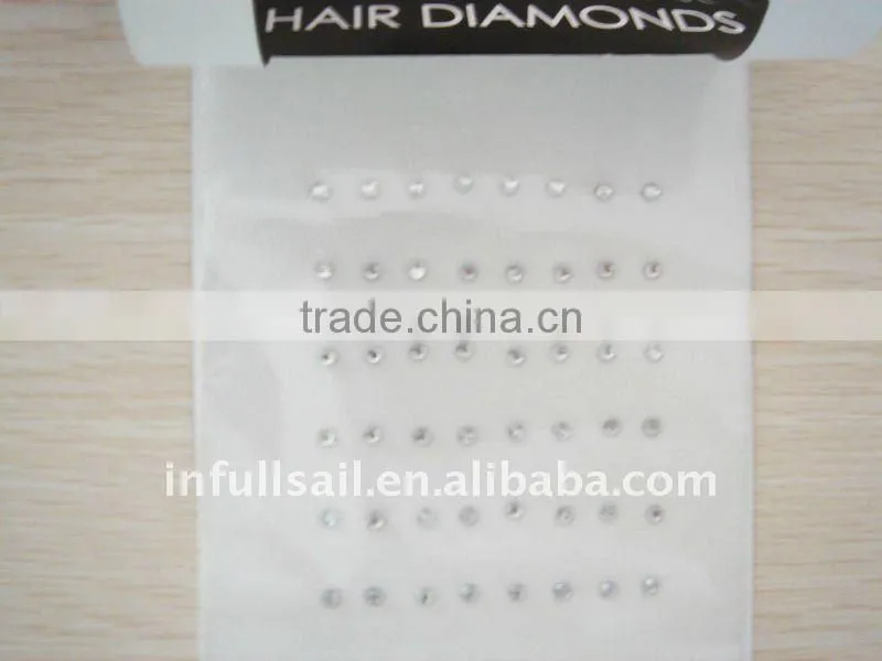 New fashion hair diamond and hair crystal